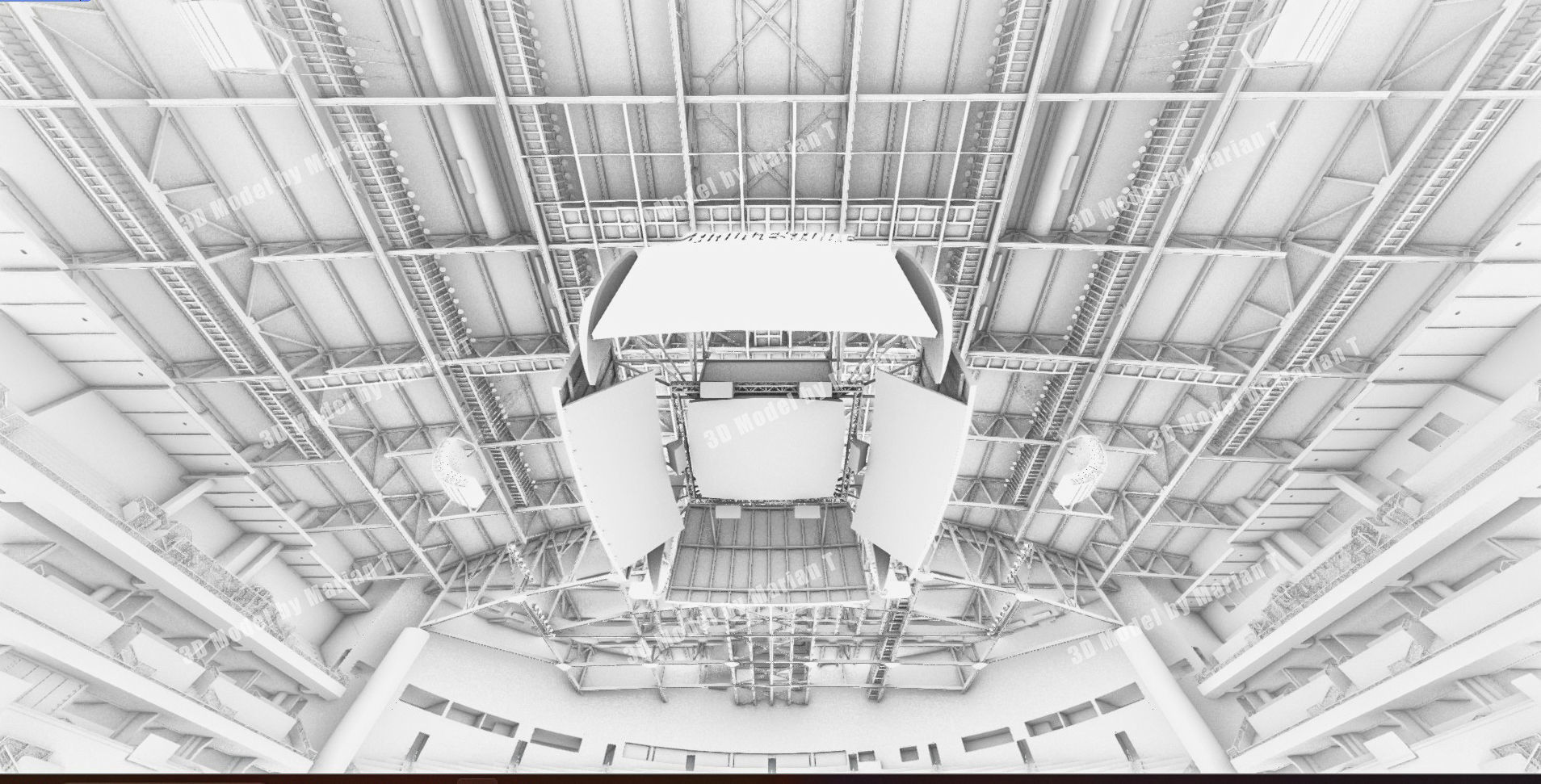 Bridgestone Arena - Nashville USA Low-poly 3D model_77