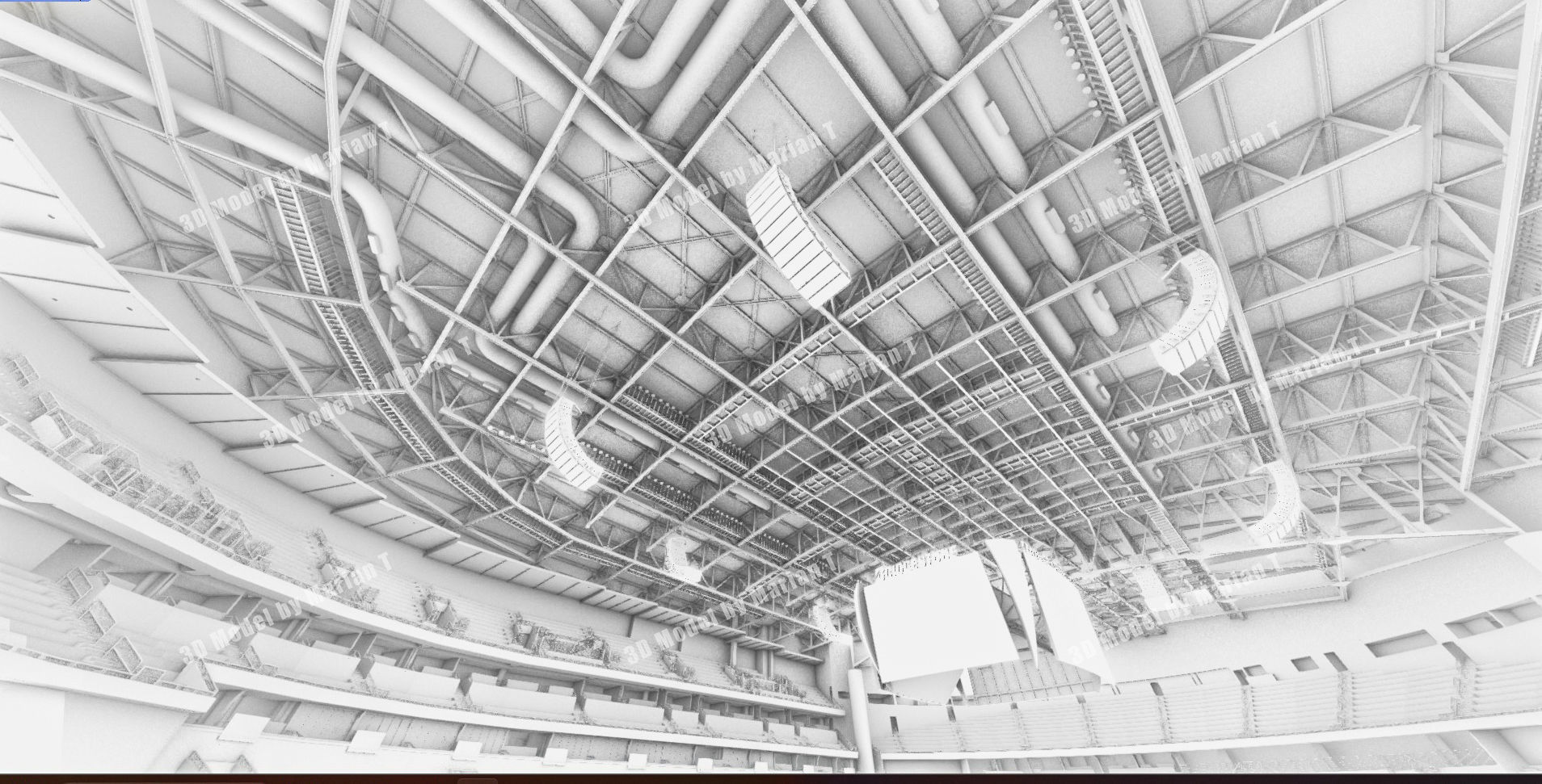 Bridgestone Arena - Nashville USA Low-poly 3D model_74