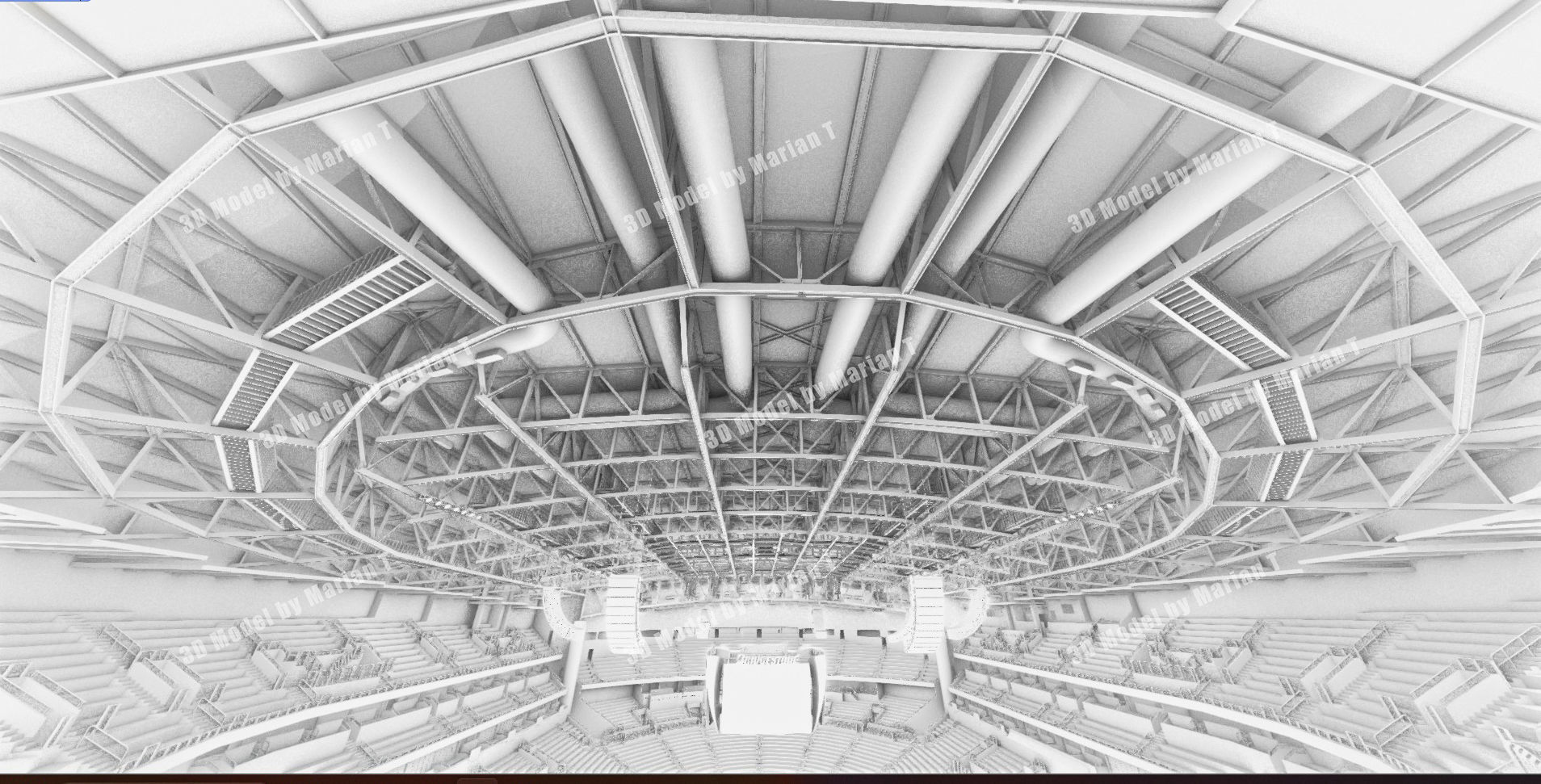 Bridgestone Arena - Nashville USA Low-poly 3D model_75