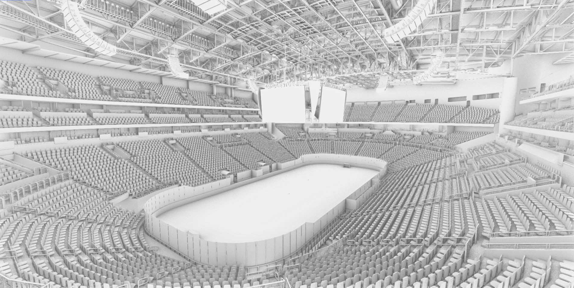 Bridgestone Arena - Nashville USA Low-poly 3D model_4