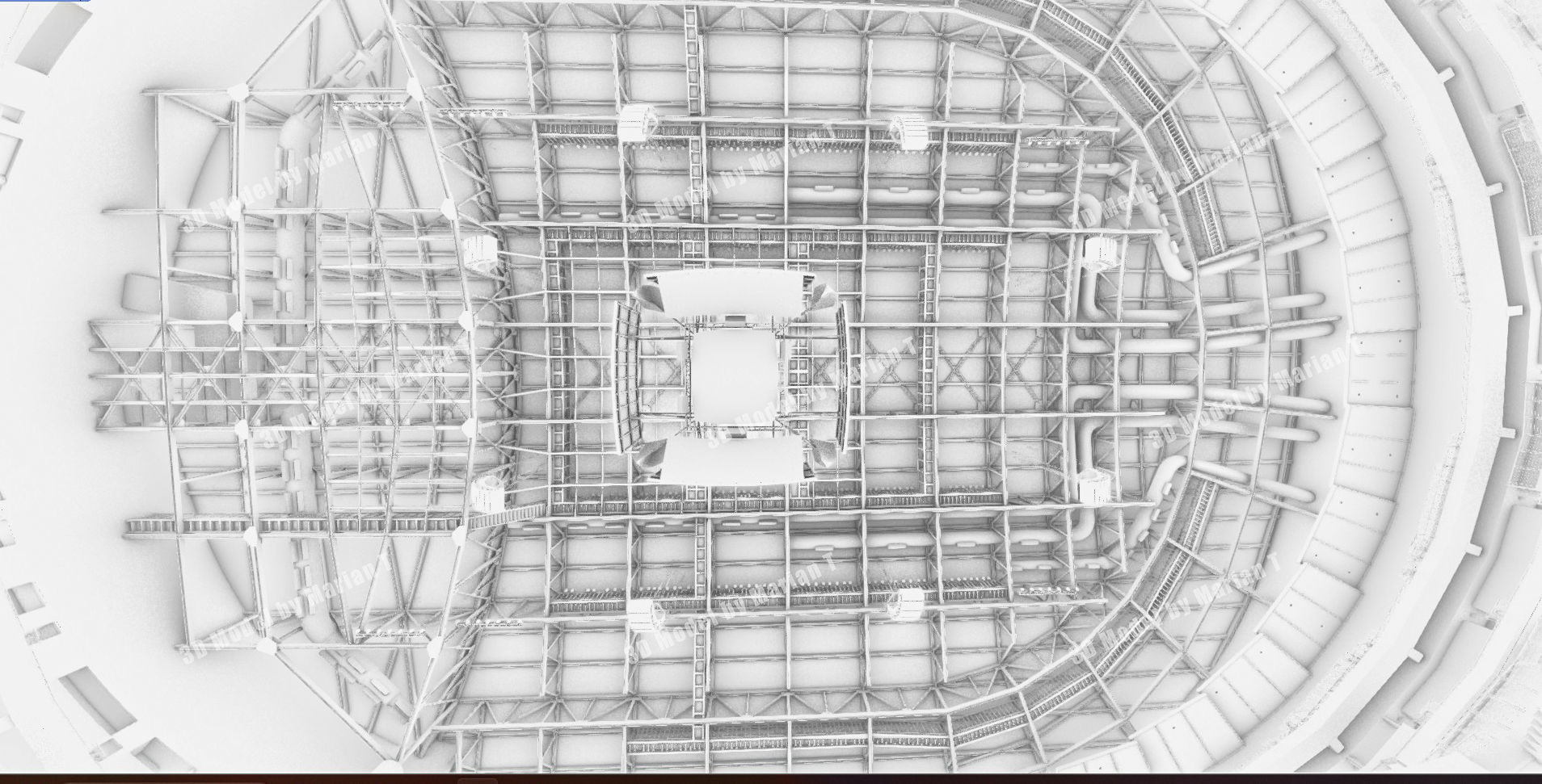 Bridgestone Arena - Nashville USA Low-poly 3D model_76