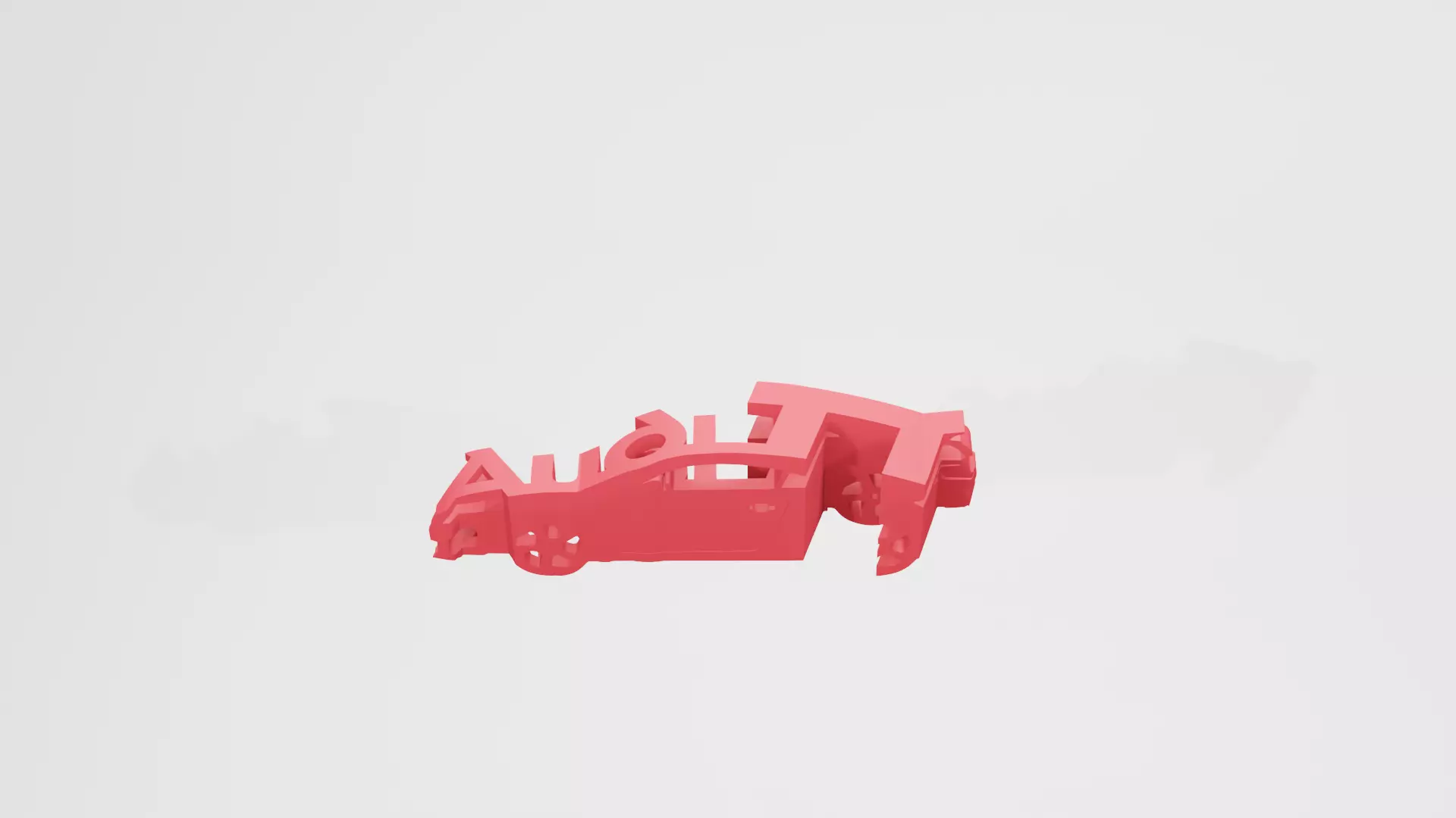 Audi TT RS FV - Keychain 3D print model_0