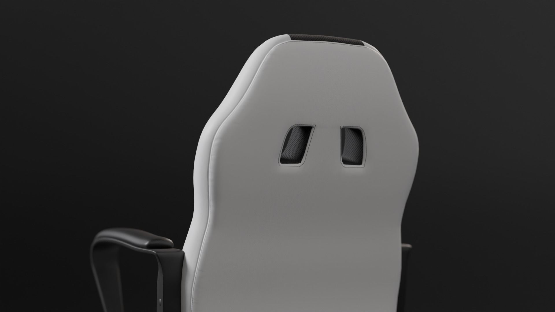 Gaming Chair Low-poly 3D model_16