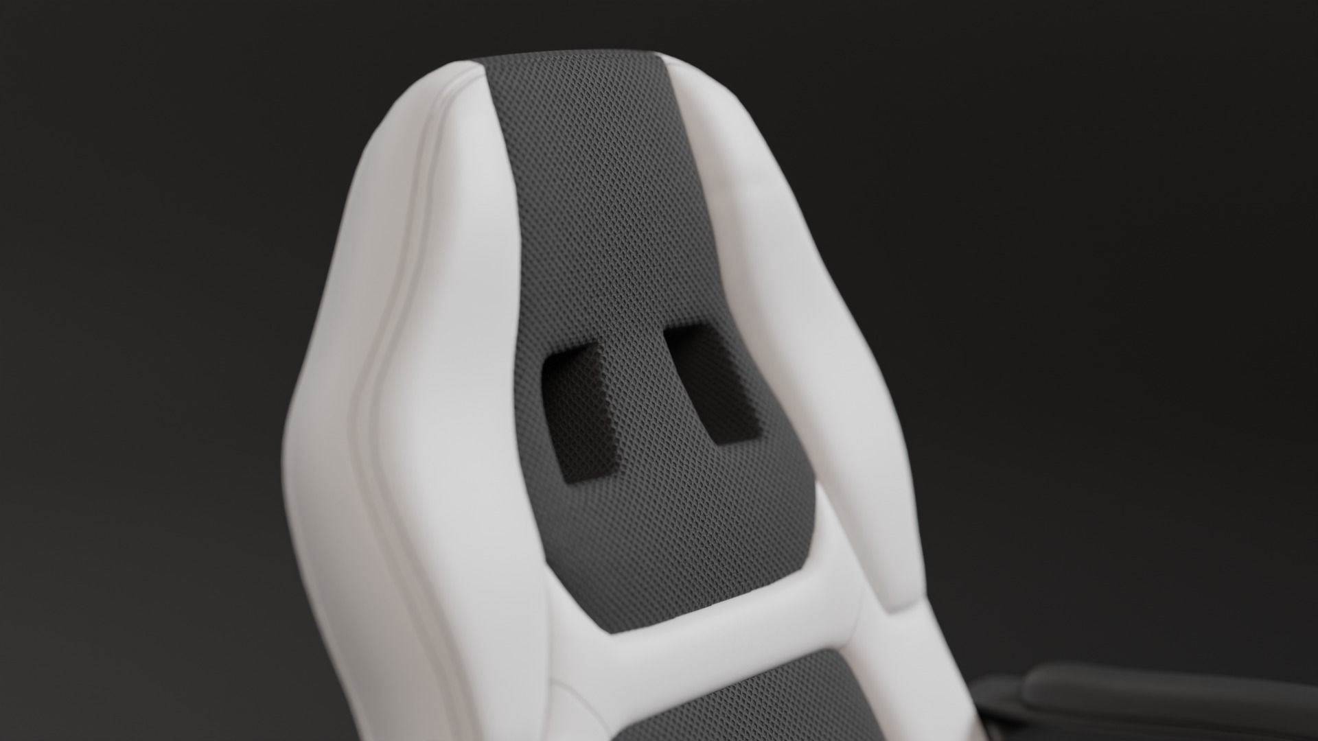 Gaming Chair Low-poly 3D model_8