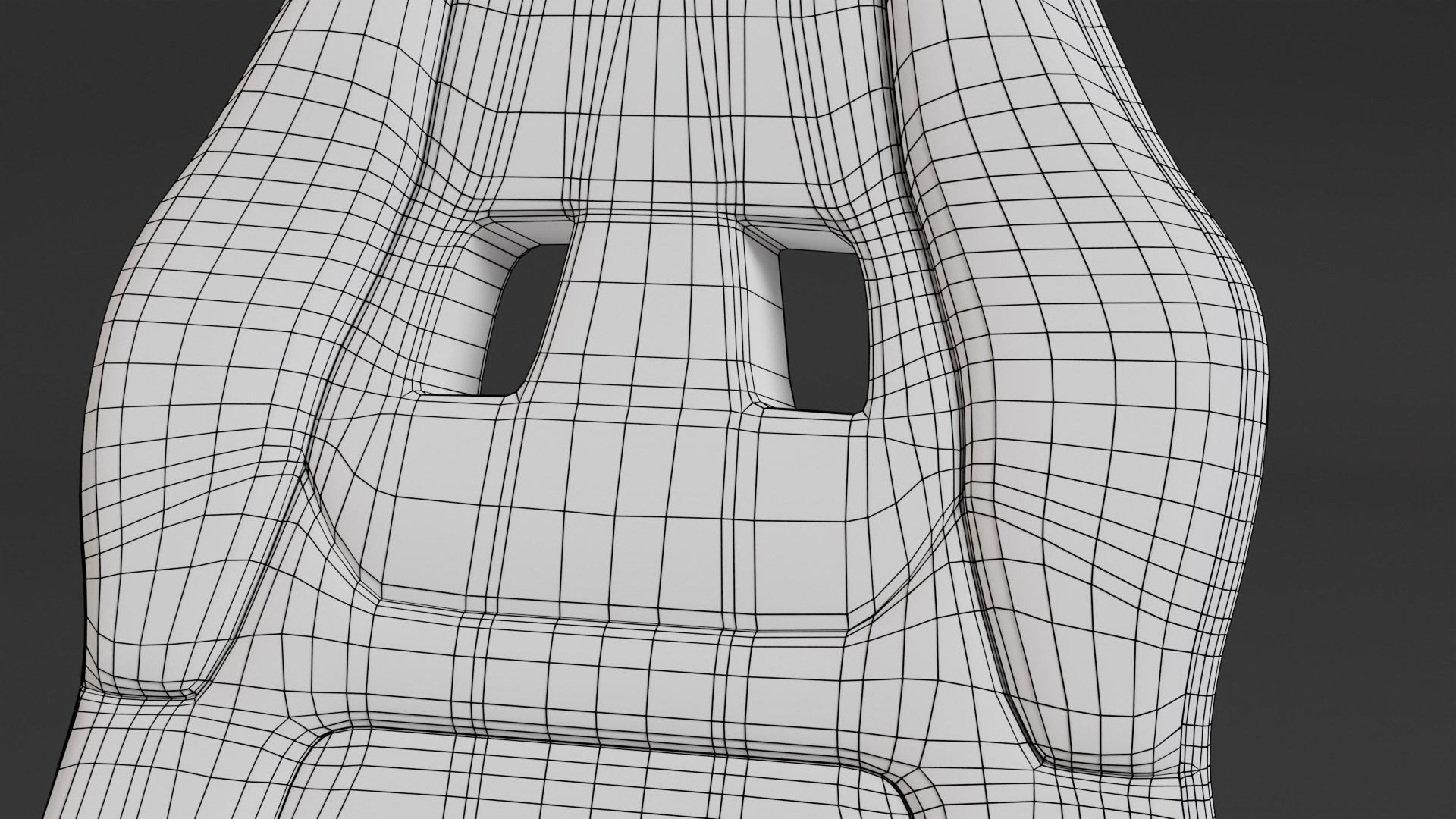 Gaming Chair Low-poly 3D model_19