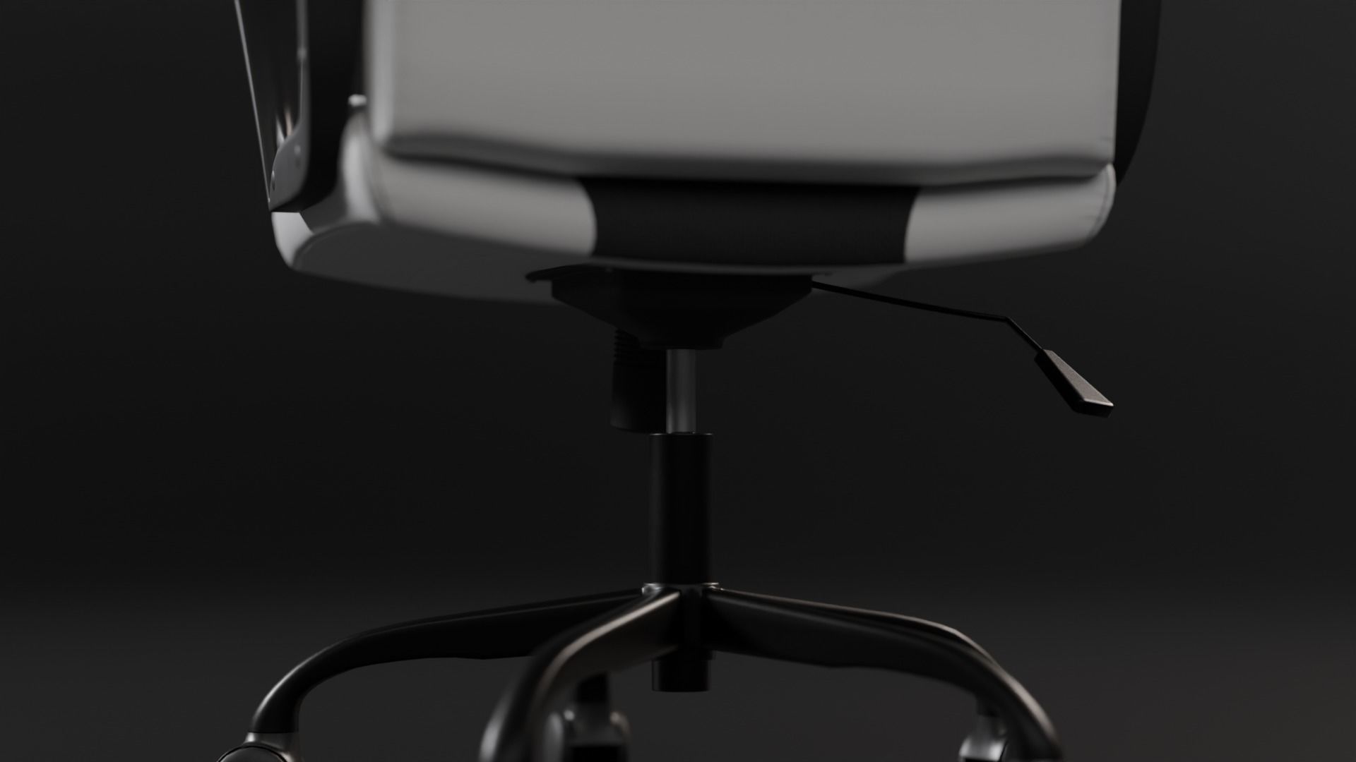 Gaming Chair Low-poly 3D model_14