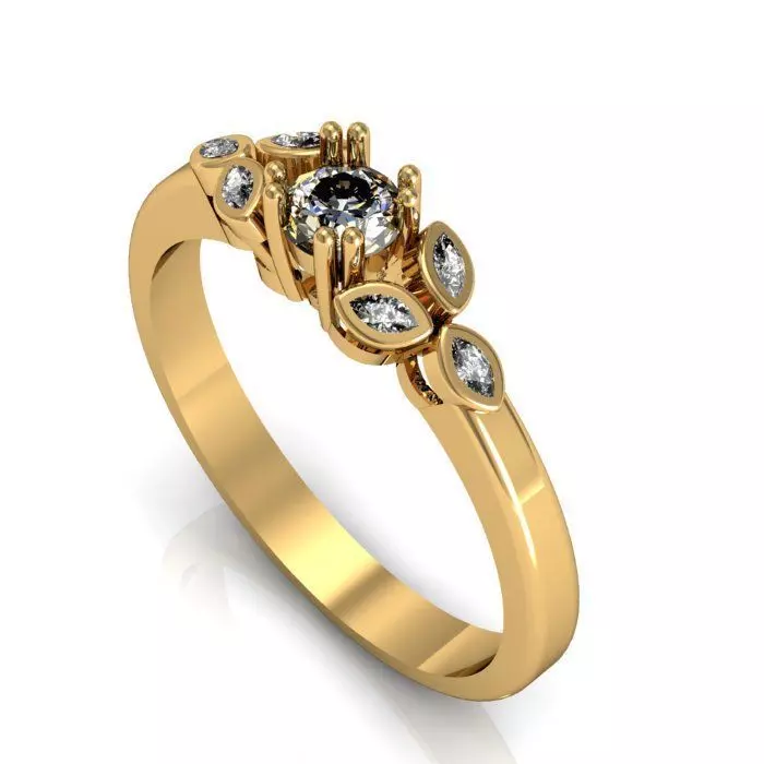 daimond ring 3D print model