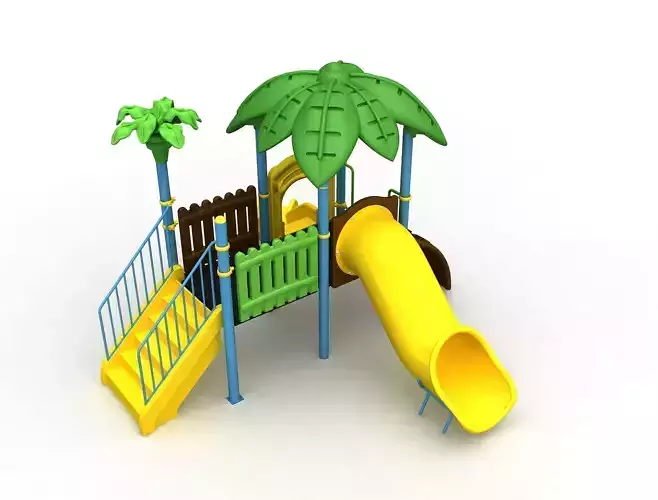 Forest Concept Metal Playpen 042 3D model