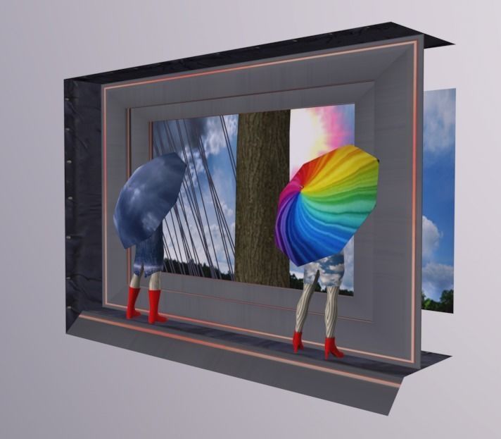 ShopFront Contents Rain and Sun Low-poly 3D model_2