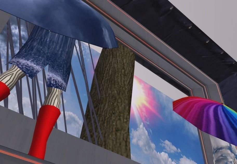 ShopFront Contents Rain and Sun Low-poly 3D model_3