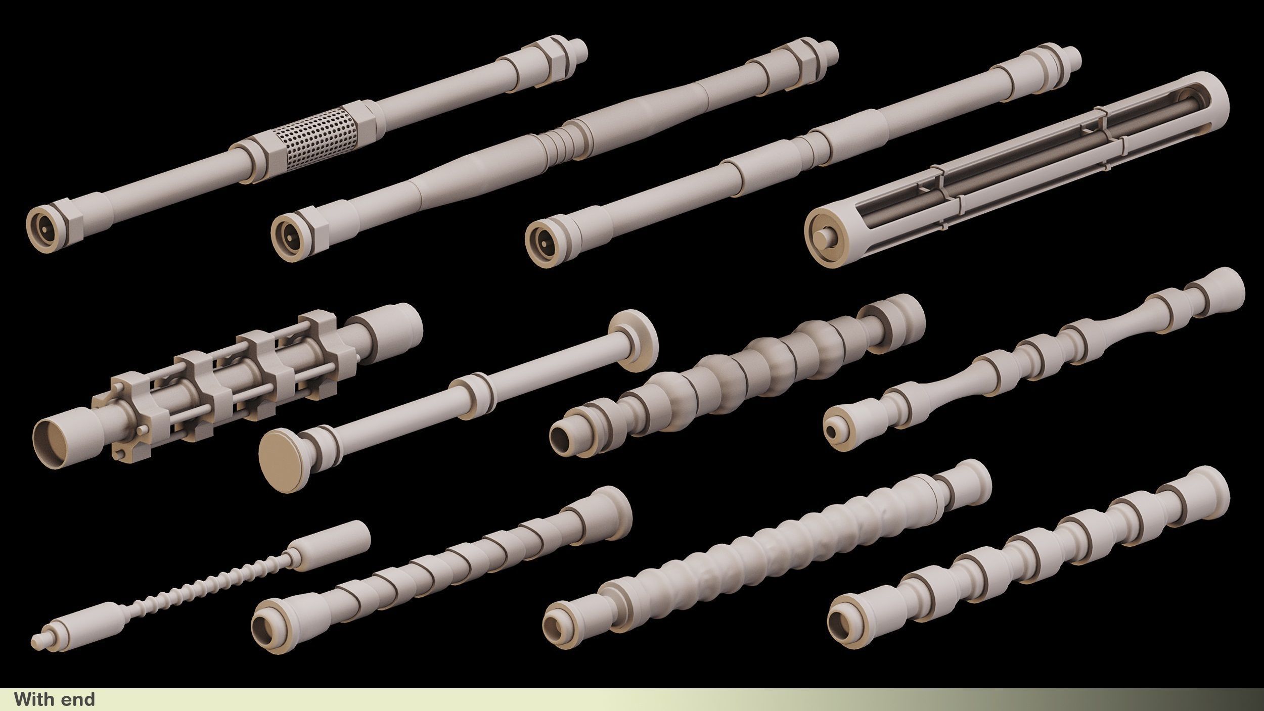 90 Cable Imm Brush Vol 1  3D model_1