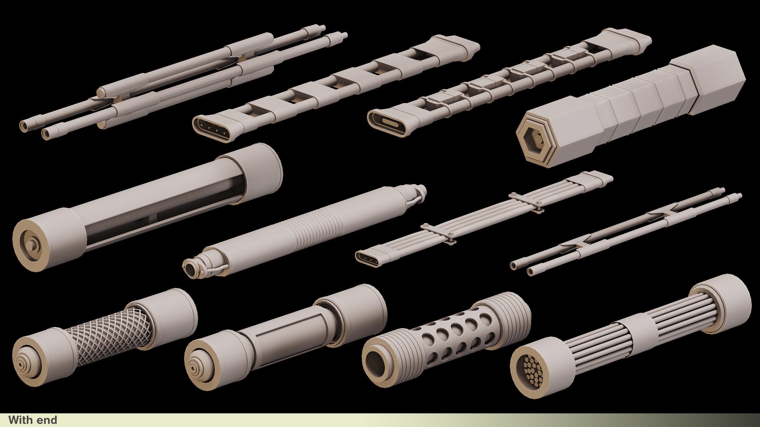 90 Cable Imm Brush Vol 1  3D model_2