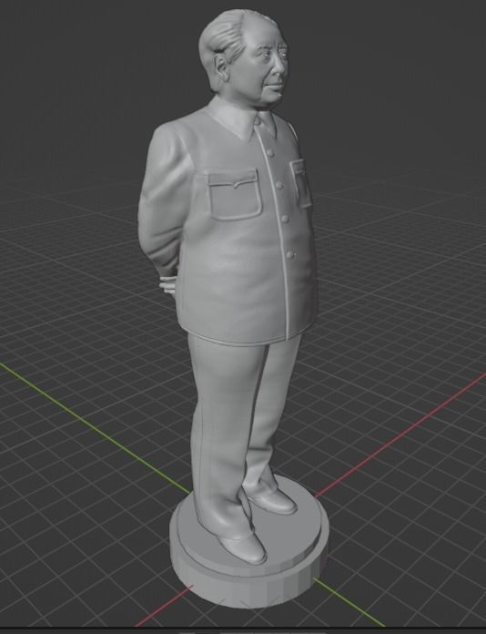 Mao Zedong 3D print model_25