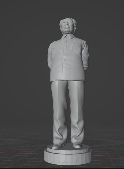 Mao Zedong 3D print model_2