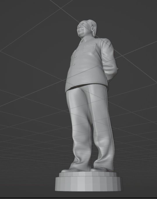 Mao Zedong 3D print model_6
