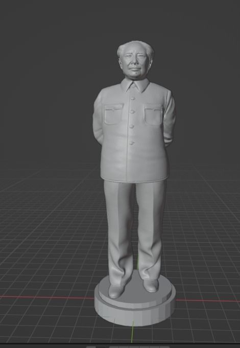 Mao Zedong 3D print model_11