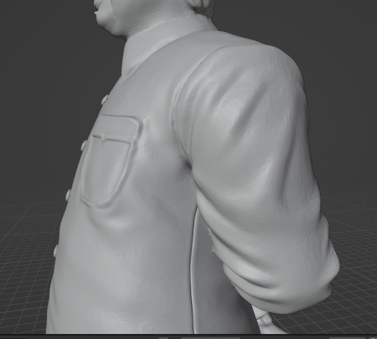 Mao Zedong 3D print model_13