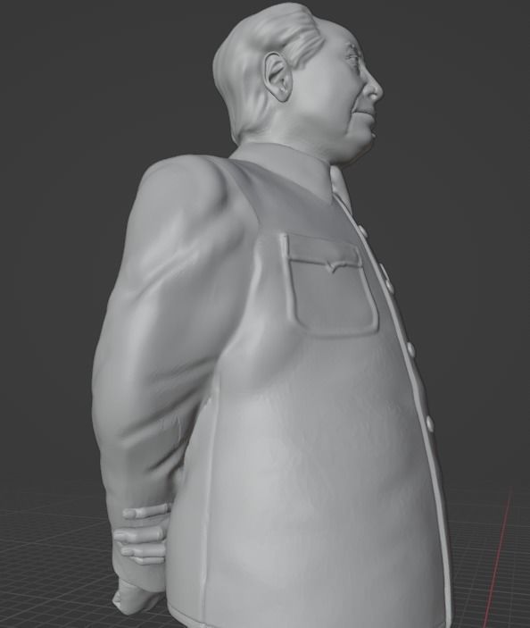 Mao Zedong 3D print model_14