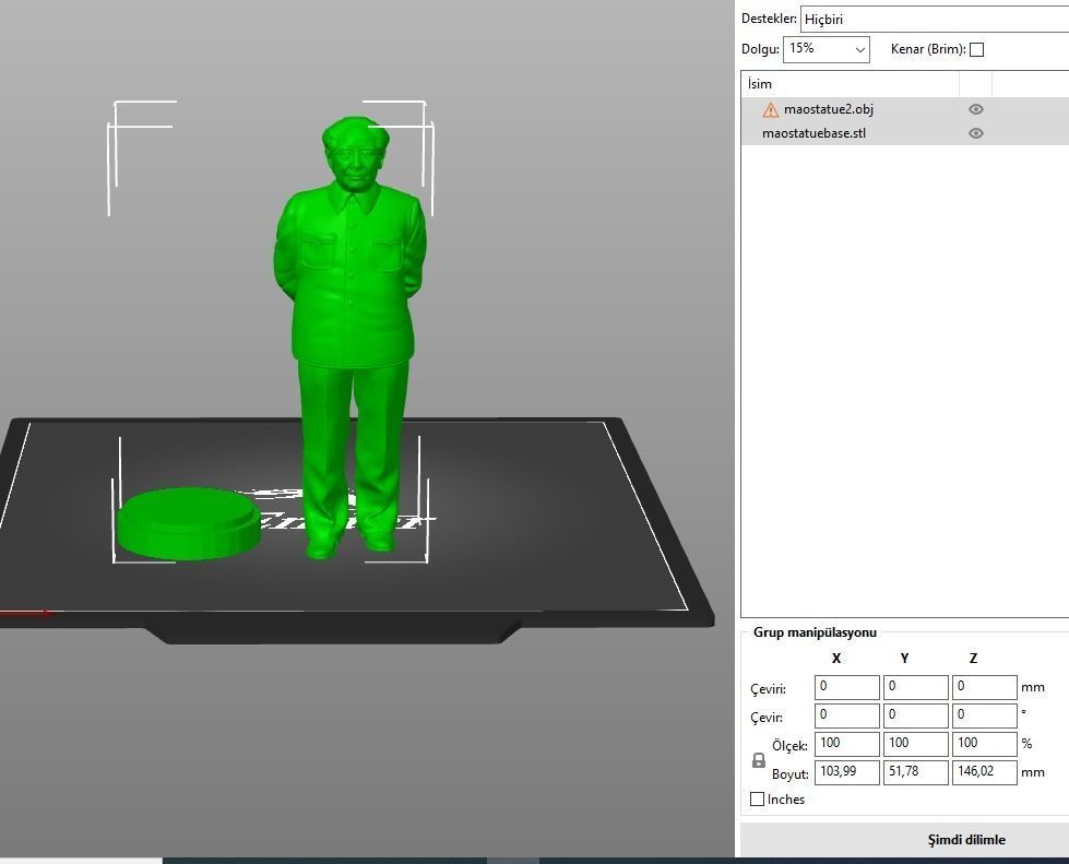 Mao Zedong 3D print model_21