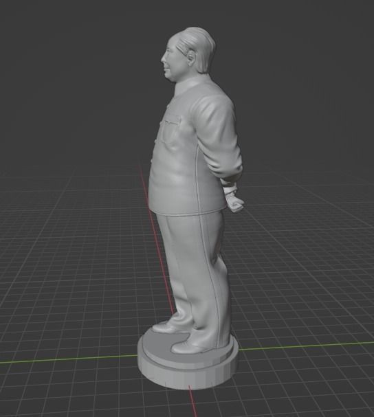 Mao Zedong 3D print model_5