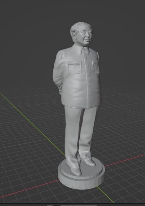 Mao Zedong 3D print model_22