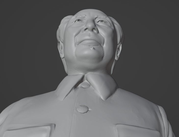 Mao Zedong 3D print model_10