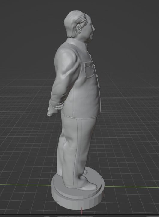 Mao Zedong 3D print model_26