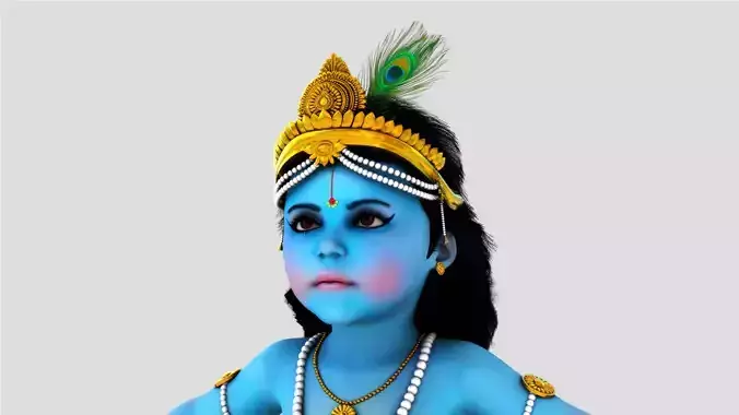 lord little krishna t pose