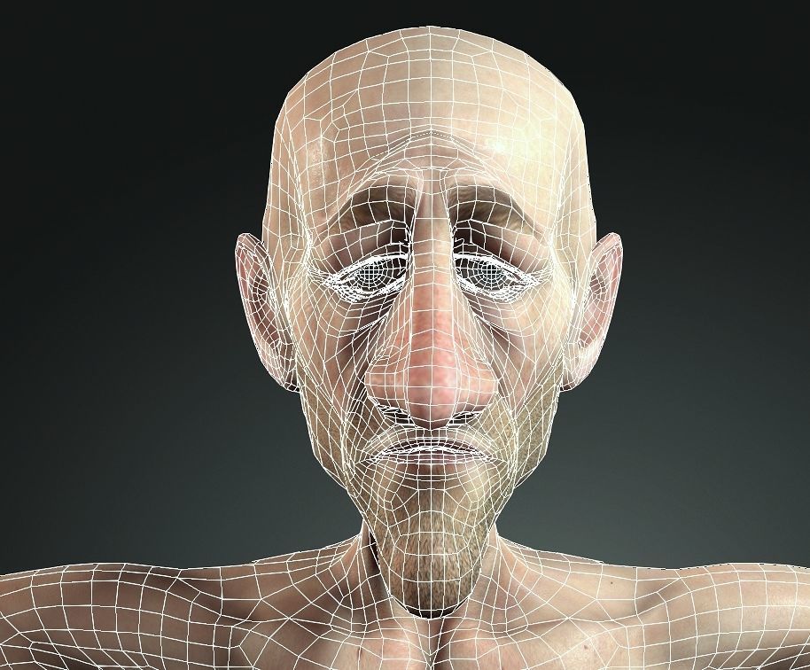 Addicted Man Rigged animated 2500 Free animation tutorial Low-poly 3D model_17