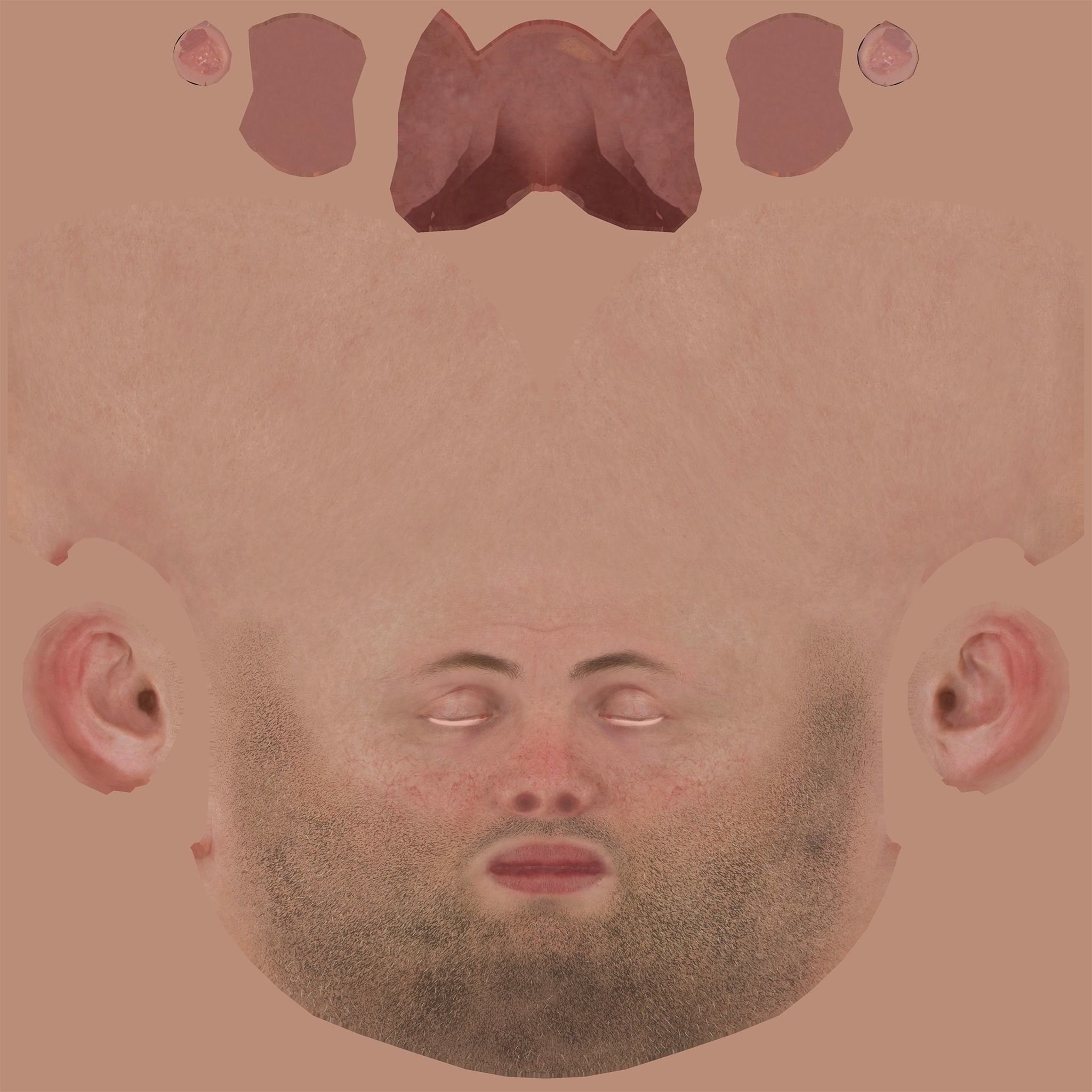 Addicted Man Rigged animated 2500 Free animation tutorial Low-poly 3D model_18