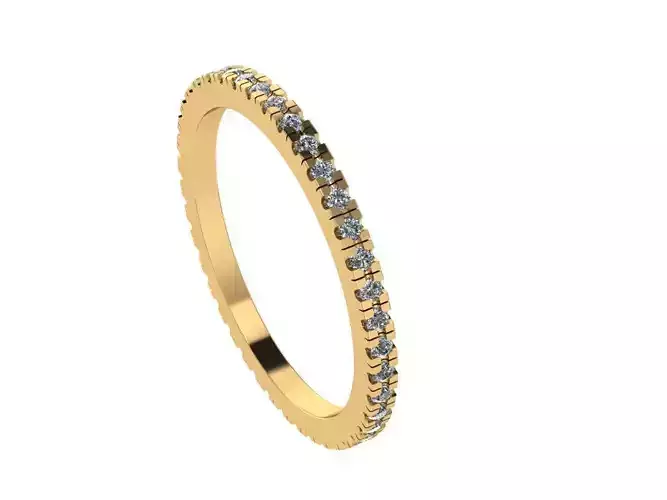Ring  Eternity With Diamonds 16 9mm size