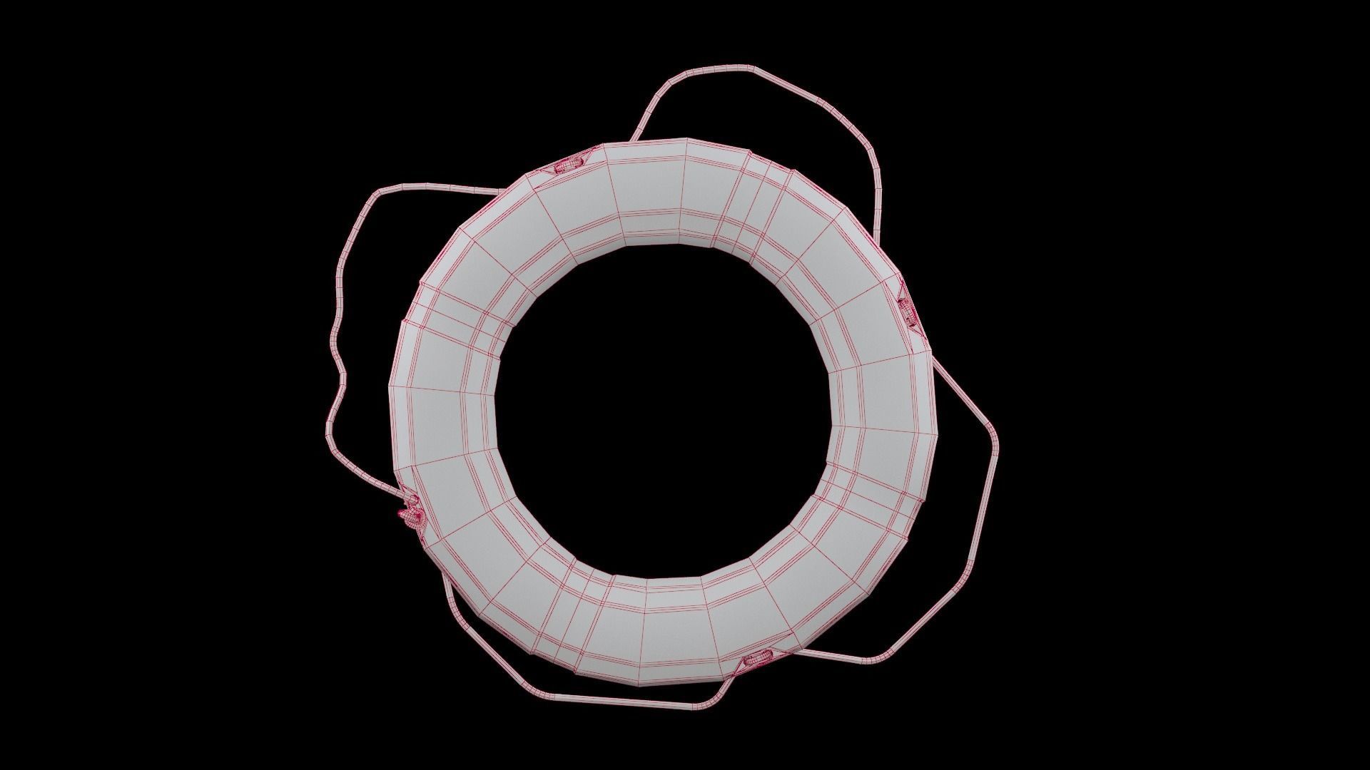 Lifeline Rescue Emergency Survival Safety line Free low-poly 3D model_7