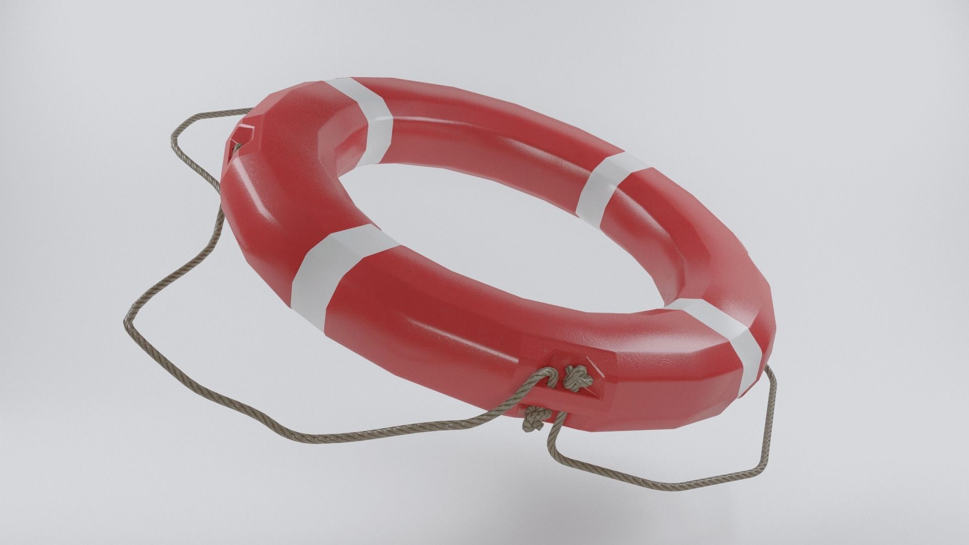 Lifeline Rescue Emergency Survival Safety line Free low-poly 3D model_1
