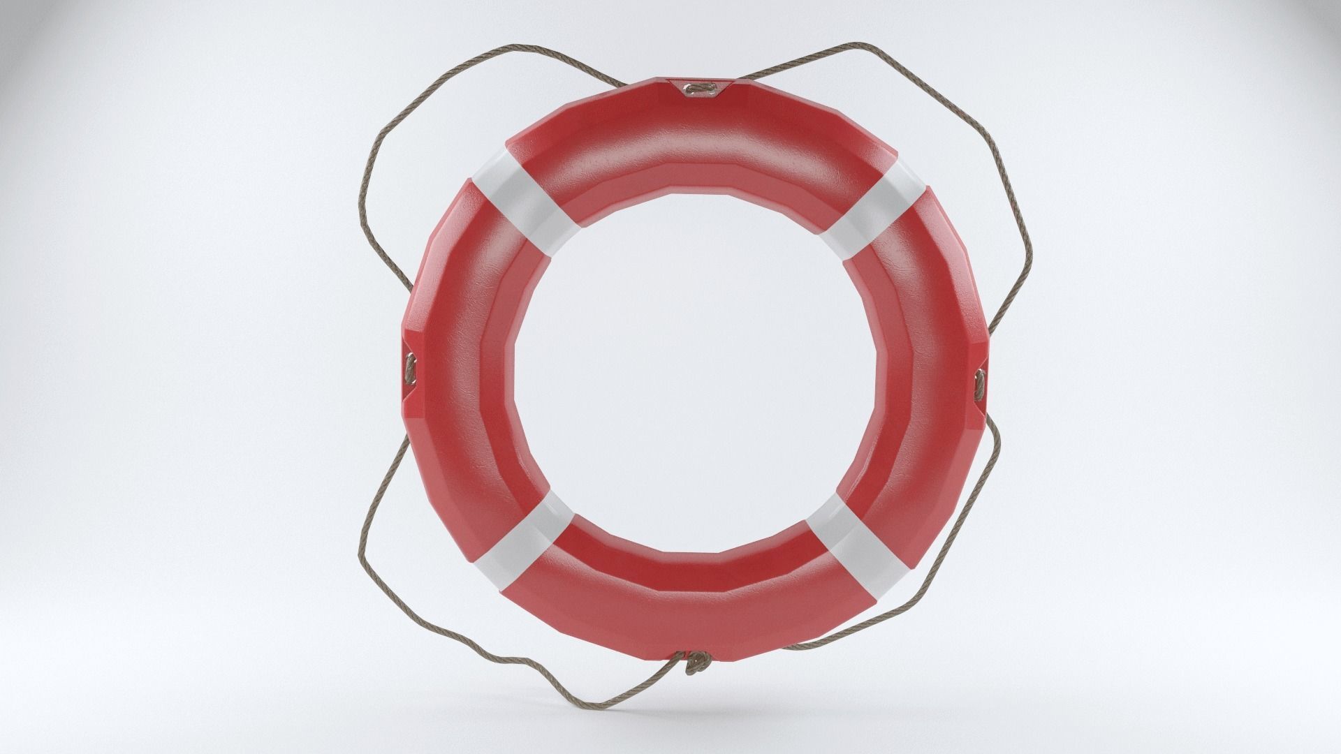 Lifeline Rescue Emergency Survival Safety line Free low-poly 3D model_2