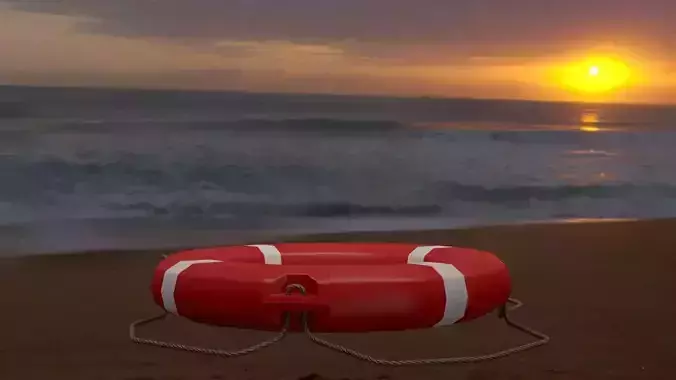 Lifeline Rescue Emergency Survival Safety line Free low-poly 3D model Lifeline Rescue Emergency Survival Safety line Free low-poly 3D model