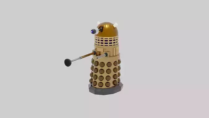 dalek Low-poly 3D model