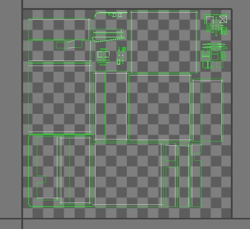 Medical cabinet First aid kit Medication storage Emergency Free low-poly 3D model_8