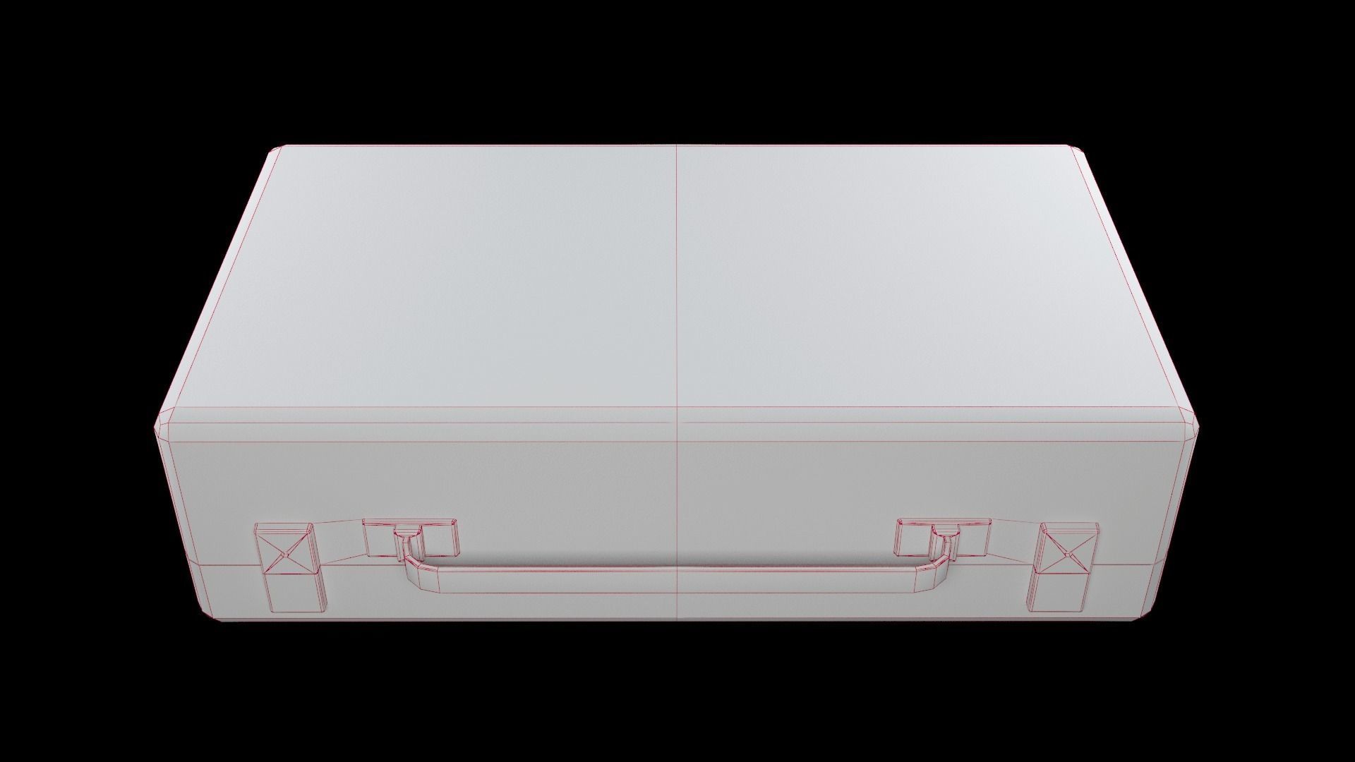 Medical cabinet First aid kit Medication storage Emergency Free low-poly 3D model_7