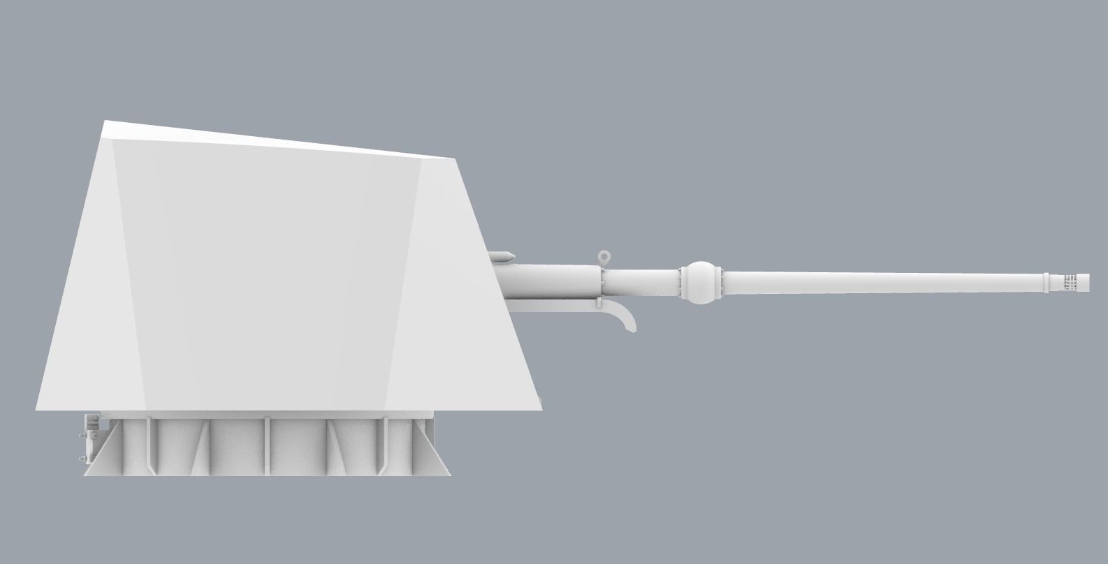 OTO Melara 76mm Low-poly 3D model_14