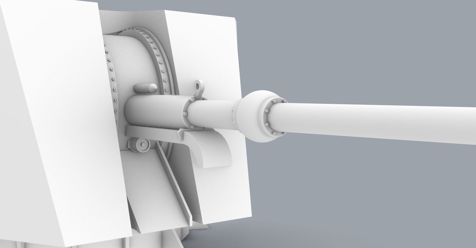 OTO Melara 76mm PM 3D print model_6