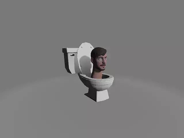 Skibidi Toilet MrBeast Low-poly 3D model