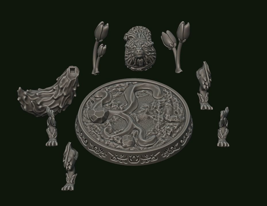 avatar of the fox 2 3D print model_5