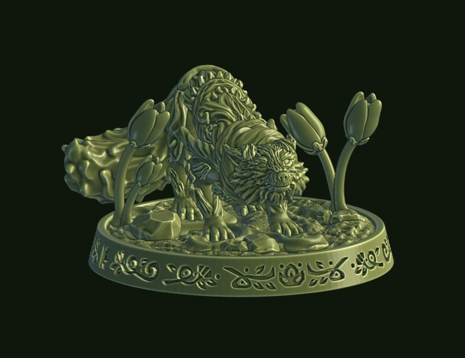 avatar of the fox 2 3D print model_3