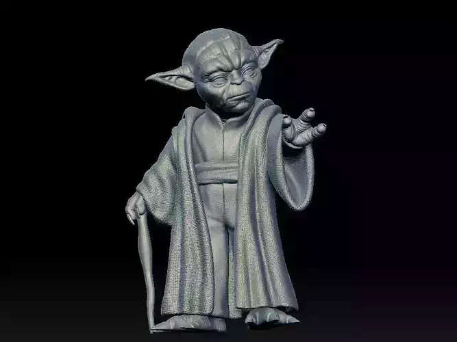 Yoda for 3d printing