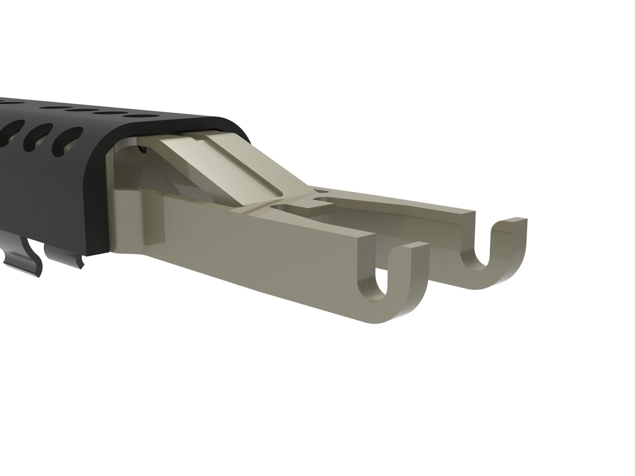 AIRSOFT M249 HEATSHIELD  3D print model_7