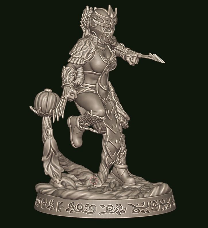 warrior avatar 3D print model_2