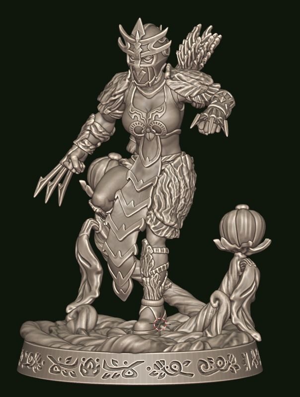 warrior avatar 3D print model_1