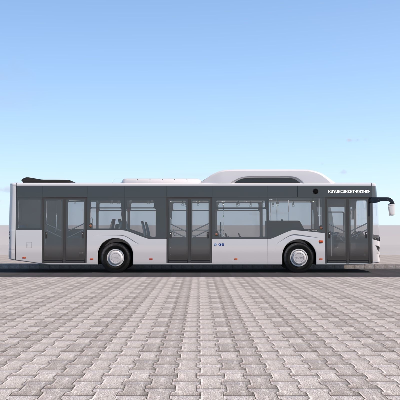 Isuzu Citiport 12 CNG 3D model_1