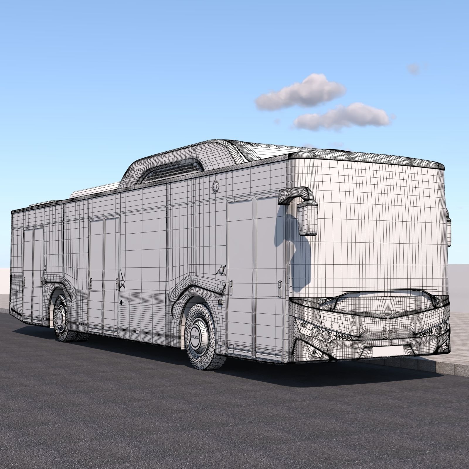Isuzu Citiport 12 CNG 3D model_9