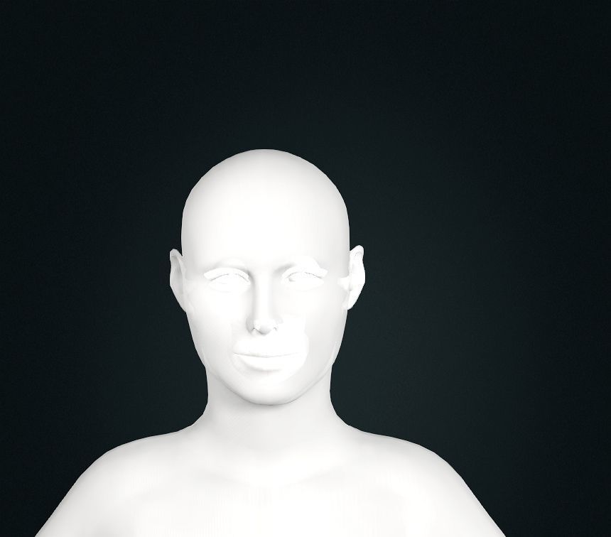 Alexandra Daddario Rigged Animated 2500 Free Animation Tutorial Low-poly 3D model_14